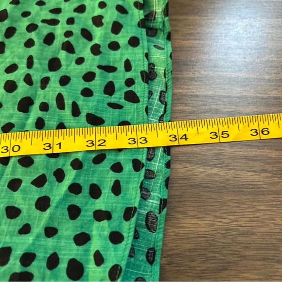 Urban Outfitters Teal and Black Spotted Mini Dress S - Picture 10 of 11